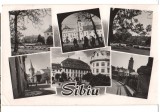 CPIB 15785 CARTE POSTALA - SIBIU, MOZAIC, RPR, Circulata, Fotografie