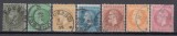 ROMANIA 1872 LP 38 REGELE CAROL I PARIS SERIE STAMPILATA
