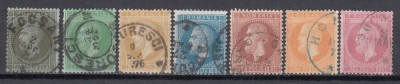 ROMANIA 1872 LP 38 REGELE CAROL I PARIS SERIE STAMPILATA foto