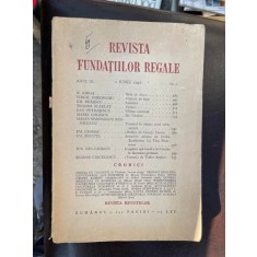 Revista Fundatiilor Regale Anul III Nr. 6 1 Iunie 1936