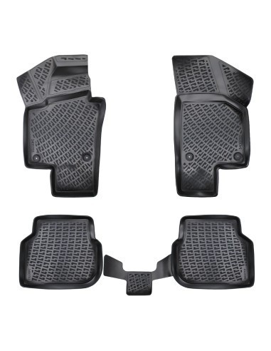 Set covorase auto din cauciuc tip tavita Volkswagen Jetta VI 2011-2019