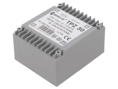 Transformator de Alimentare 30VA 115V/230V la 6V PCB IP00 foto