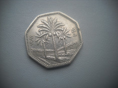 HOPCT IRAK 250 FILS 1981 RARA OCTAGONALA foto