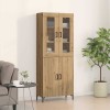 VidaXL Bufet 2 pcs stejar artizanal 69.5 x 34 x 180 cm Lemn compozit 3334350