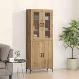 VidaXL Bufet 2 pcs stejar artizanal 69.5 x 34 x 180 cm Lemn compozit