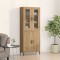 vidaXL Bufet 2 pcs stejar artizanal 69.5 x 34 x 180 cm Lemn compozit 3334350