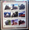 GUINEA-BISSAU 2001 - LOCOMOTIVE DE EPOCA AMERICANE. BLOC MNH, DG10, Nestampilat