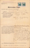 A559 Certificat medical militar preot militar Vasile Iclozan 1918 austro-ungar