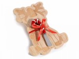 Cumpara ieftin Set platou si cutit Craciun 17x26 cm