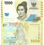 Indonezia 1000 Rupiah 2022, PW-162, Bancnota UNC