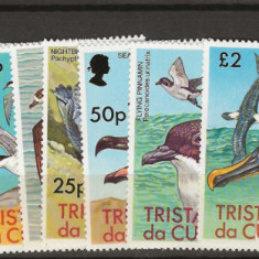 C5353 - Tristan da Cunha 1977 - Pasari 12 v.,timbre nestampilate MNH