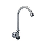 Cumpara ieftin Baterie apa rece, pentru bucatarie, monocomanda, cromata, pipa 230 mm