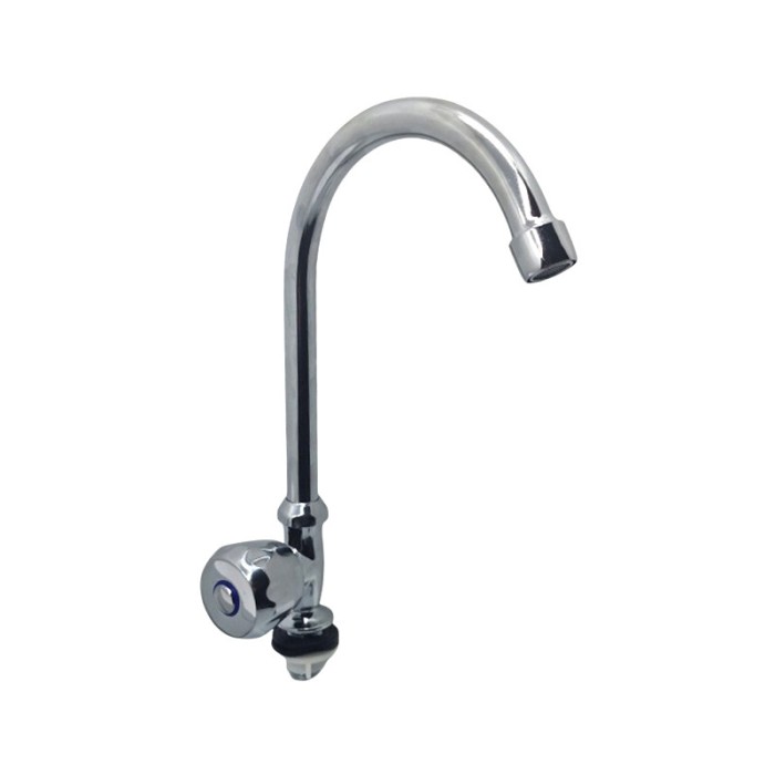 Baterie apa rece, pentru bucatarie, monocomanda, cromata, pipa 230 mm