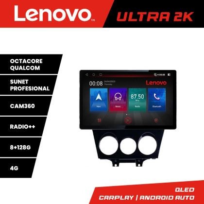 Navigatie Mazda RX8 2003-2008 ecran 13&quot; 2K 8+128 Android Waze USB Navigatie 4G 360 Toslink Youtube Radio kit-rx CarStore Technology