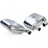 Silencer sportiv din otel inoxidabil pentru evacuare spate, potrivit pentru Porsche 911 993 cu convertor catalitic Bischoff Performance AutoTuning