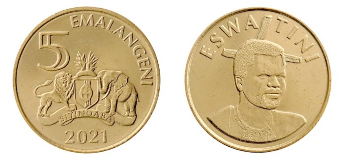 Eswatini 2021 - 5 emalangeni UNC