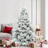 vidaXL Brad de Crăciun artificial cu 300 LED Verde 180 cm PE și PVC 3397619