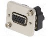 Adaptor din ambele par&amp;#355;i, D-Sub 15pin HD soclu x2, CLIFF - CP30229M