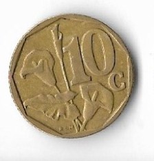Moneda 10 cents 1996 - Africa de Sud foto