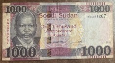 B11 15 - Bancnota foarte veche - Sudan - 1000 Pound - 2020