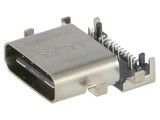 Soclu USB C &icirc;n unghi USB 3.1 SMT/THT
