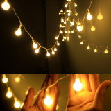 Dlyart DAJ48 13feet/4m Long String Light Light Starry Light, alb cald, alimentat, Oem