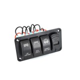 Panou de control cu voltmetru, 3 &icirc;ntrerupatoare si USB Cod: SPA11 Automotive TrustedCars, Oem