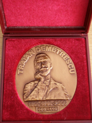 QW2 19 - Medalie - tematica memorialistica - Traian Demetrescu Craiova - 2006 foto