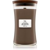 Woodwick Sand &amp; Driftwood lum&acirc;nare parfumată cu fitil din lemn 609.5 g