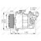 Compresor climatizare Bmw Seria 1 (E81 E82 E87 E88), Seria 3 (E90 E91), X1 (E84) Nrf 32463