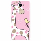 Husa silicon pentru Huawei Nova Lite Plus, Cute Giraffe