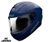 Casca integrala pentru scuter - motocicleta Axxis model Draken S A7 albastru mat &ndash; tip viziera: MT-V-18C M (57/58cm)