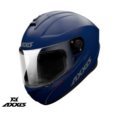 Casca integrala pentru scuter - motocicleta Axxis model Draken S A7 albastru mat &ndash; tip viziera: MT-V-18C XS (53/54cm)