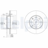 Disc frana Chevrolet Corsa, Corsa Pick-Up; Opel Ascona C, Astra F, Corsa A, Corsa A Tr, Corsa B, Corsa C, Kadett D, Kadett E, Kadett E Combo, Vectra
