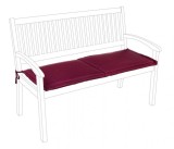 Cumpara ieftin Perna banca gradina textil visiniu 115x47x3 cm