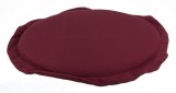 Cumpara ieftin Perna rotunda scaun din textil visiniu Poly &Oslash; 42 cm x 3 h