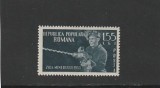 ROMANIA 1953 LP 350 ZIUA MINERULUI STARE MNH