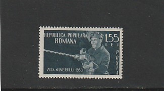 ROMANIA 1953 LP 350 ZIUA MINERULUI STARE MNH foto