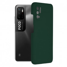 Husa Techsuit Soft Edge Silicon Xiaomi Poco M3 Pro 4G / 5G - Dark Green