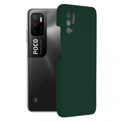 Husa Techsuit Soft Edge Silicon Xiaomi Poco M3 Pro 4G / 5G - Dark Green foto