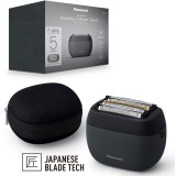 Aparat de ras compact Panasonic Seria 900 ES-PV3B-K803, 5 lame,Japanese blade technlogy, motor liniar ultra-rapid, 50min autonomie Li-Ion, Wet &amp;amp; D