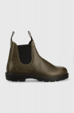 Blundstone ghete chelsea de piele 2052 barbati, culoarea verde