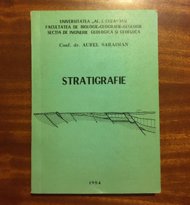 Aurel Saraiman - STRATIGRAFIE (1984 + anexele originale - Ca noua!) FOARTE RARA! foto