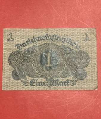 Bancnota Germania 1 mark 1 martie 1920 foto