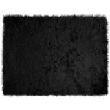 vidaXL Covor Faux din L&acirc;nă de oaie Negru 240 x 340 cm Poliester 42021574