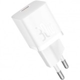 Cumpara ieftin Incarcator Retea Baseus GaN Mini 1C, 30W, 3A, 1 x USB-C, Alb CCGN070502