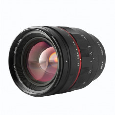 Obiectiv manual Meike MK 50mm F1.2 negru pentru Canon RF Mount