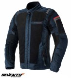 Cumpara ieftin Geaca (jacheta) barbati pentru scuter - motocicleta Touring Seventy vara model SD-JT56 culoare: albastru/negru Albastru/negru 4XL