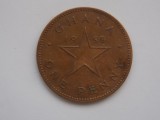 ONE PENNY 1958 GHANA