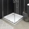 Gossi cadita de dus cu puncte, alb, 80x80x4 cm, abs
